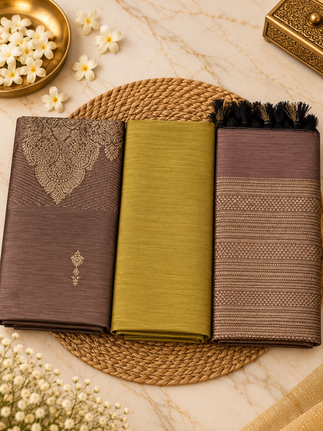 Silk Cotton 3pc Set - TK001