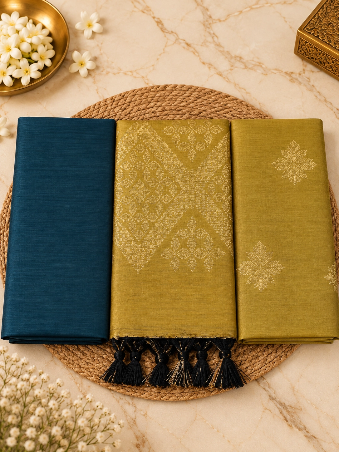 Silk Cotton 3pc Set - TK007