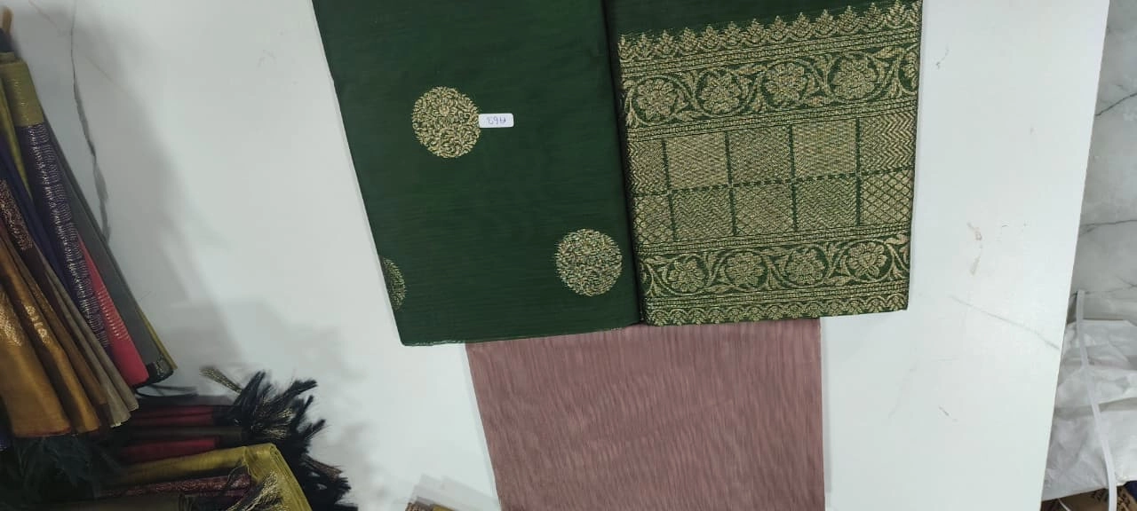 Silk Cotton 3pc Set - TK006 - Image 2